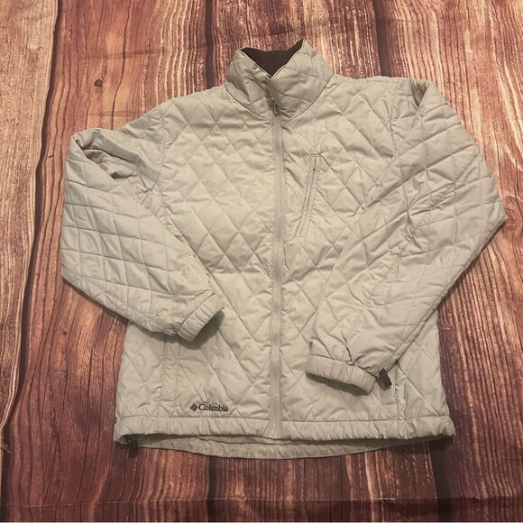 Columbia Jackets & Blazers - Women’s Columbia Interchange Quilted Tan Brown Jacket Medium
